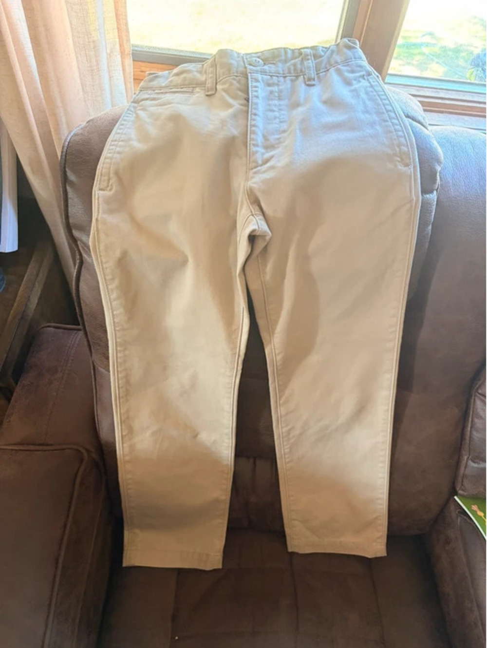 Gap dress pants tan boys 12